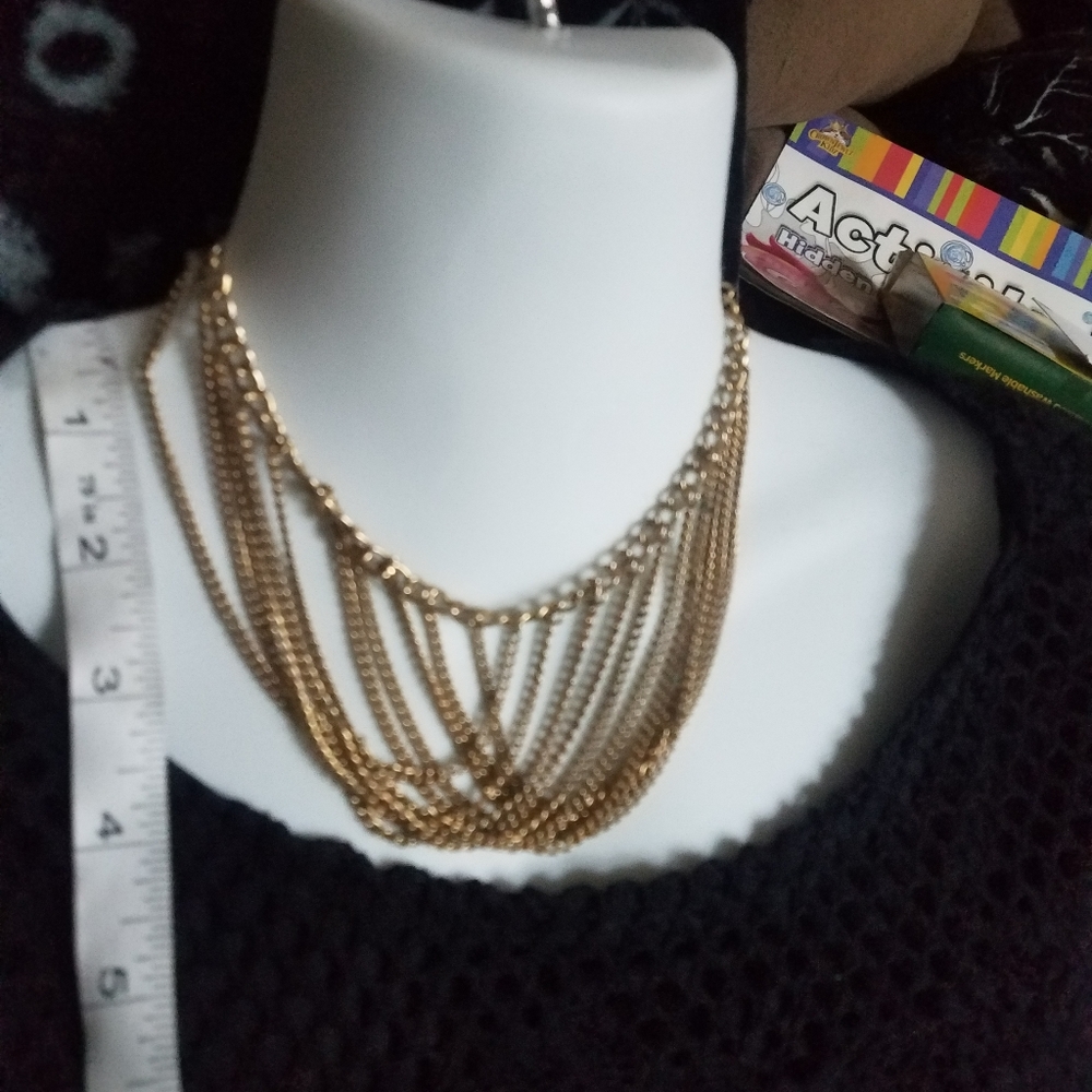 Multiple- Layer Golden Necklace - image 2